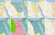 خريطة مصر على مدى العصور من الفراعنة للملك فاروق